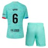 Maillot de Supporter FC Barcelone Gavi 6 Troisième 2023-24 Pour Enfant